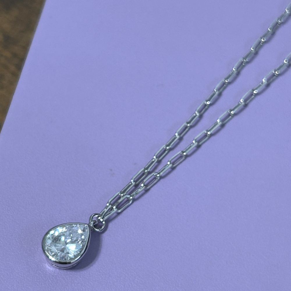 NEW Drop of perfection  Necklace - Silver